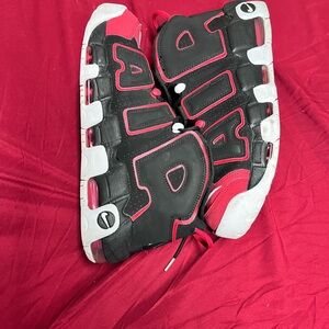 Used Nike air uptempo red toe size 12